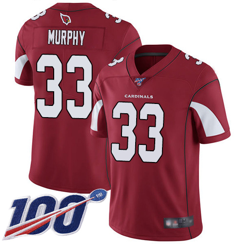 Arizona Cardinals Limited Red Men Byron Murphy Home Jersey NFL Football #33 100th Season Vapor Untouchable